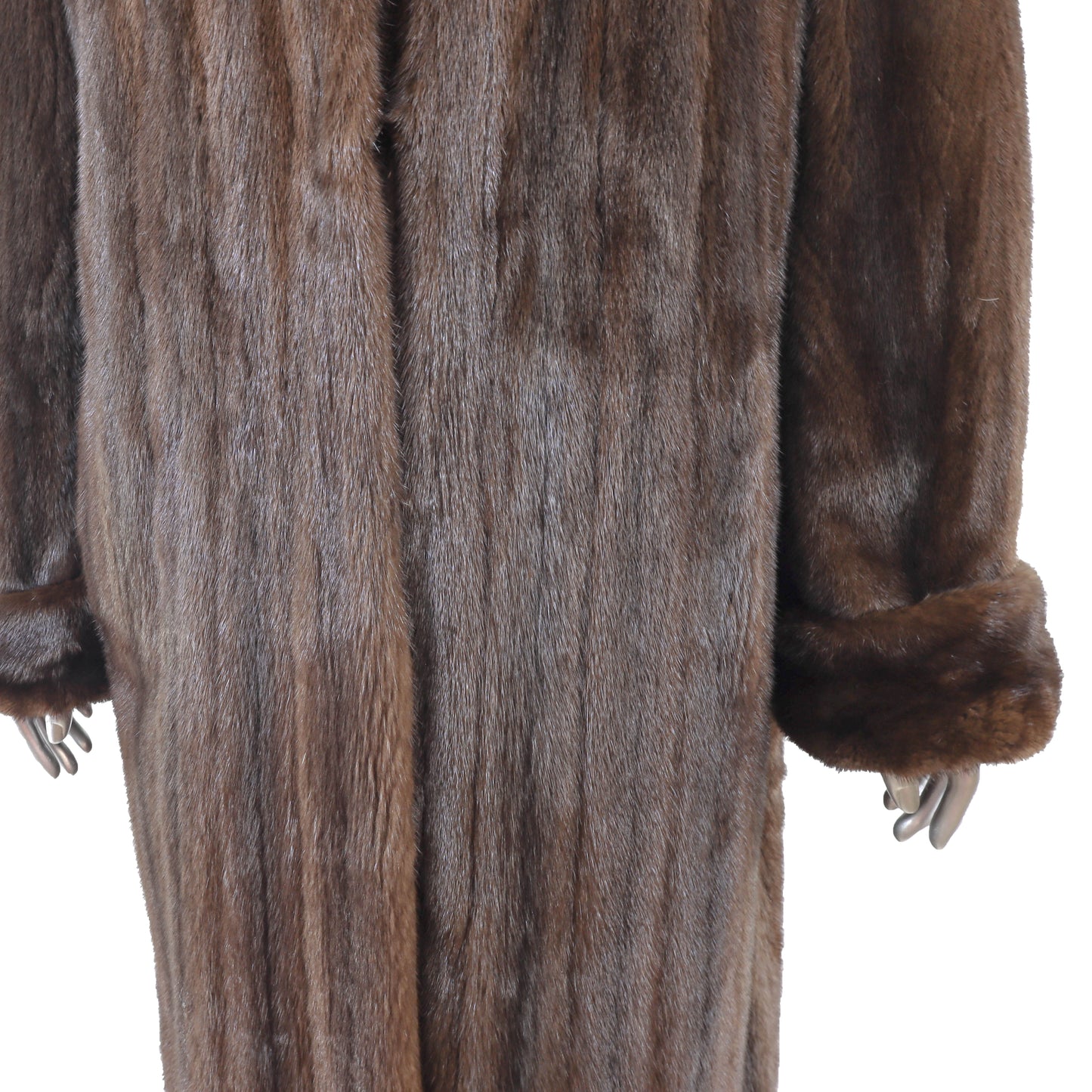 Brown Mink Coat- Size XL