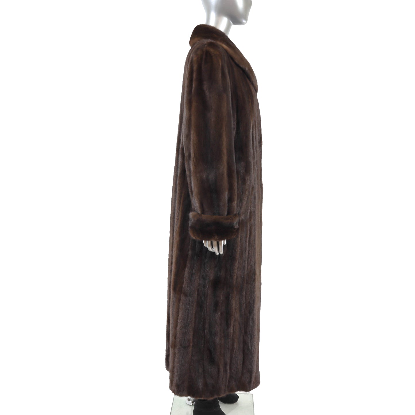 Brown Mink Coat- Size XL