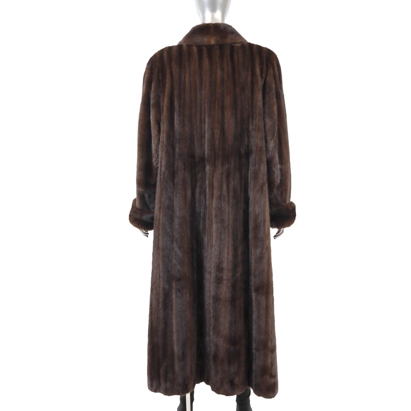 Brown Mink Coat- Size XL