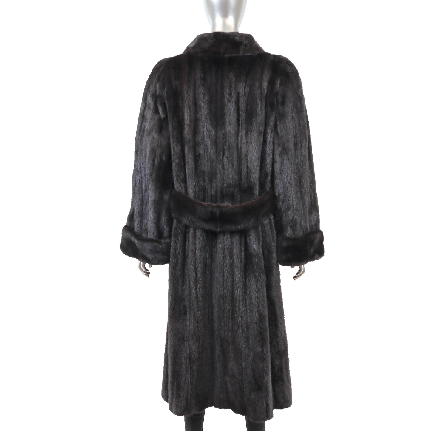 Black Mink Coat- Size M