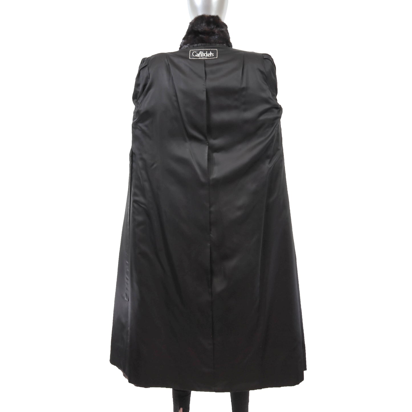 Black Mink Coat- Size M