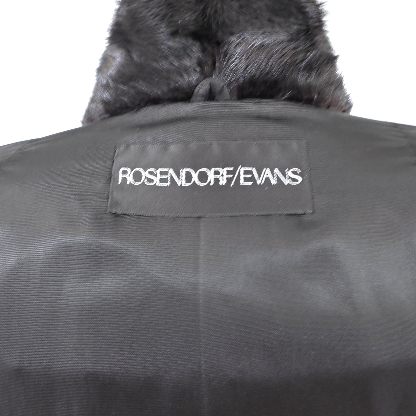 Rosendorf/ Evans Black Mink Coat- Size M