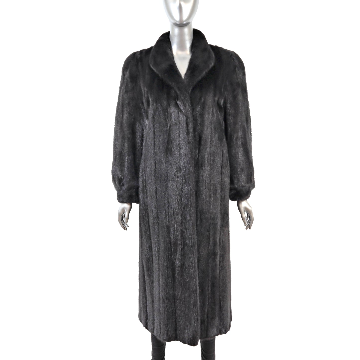 Rosendorf/ Evans Black Mink Coat- Size M