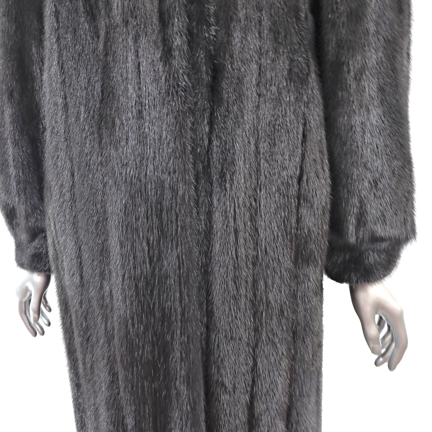 Rosendorf/ Evans Black Mink Coat- Size M