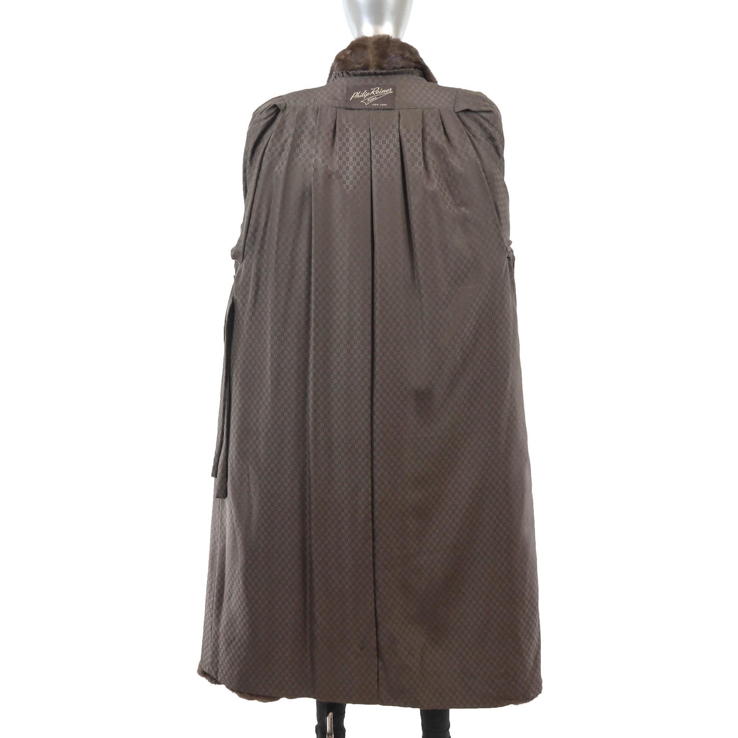 Brown Mink Coat- Size XL