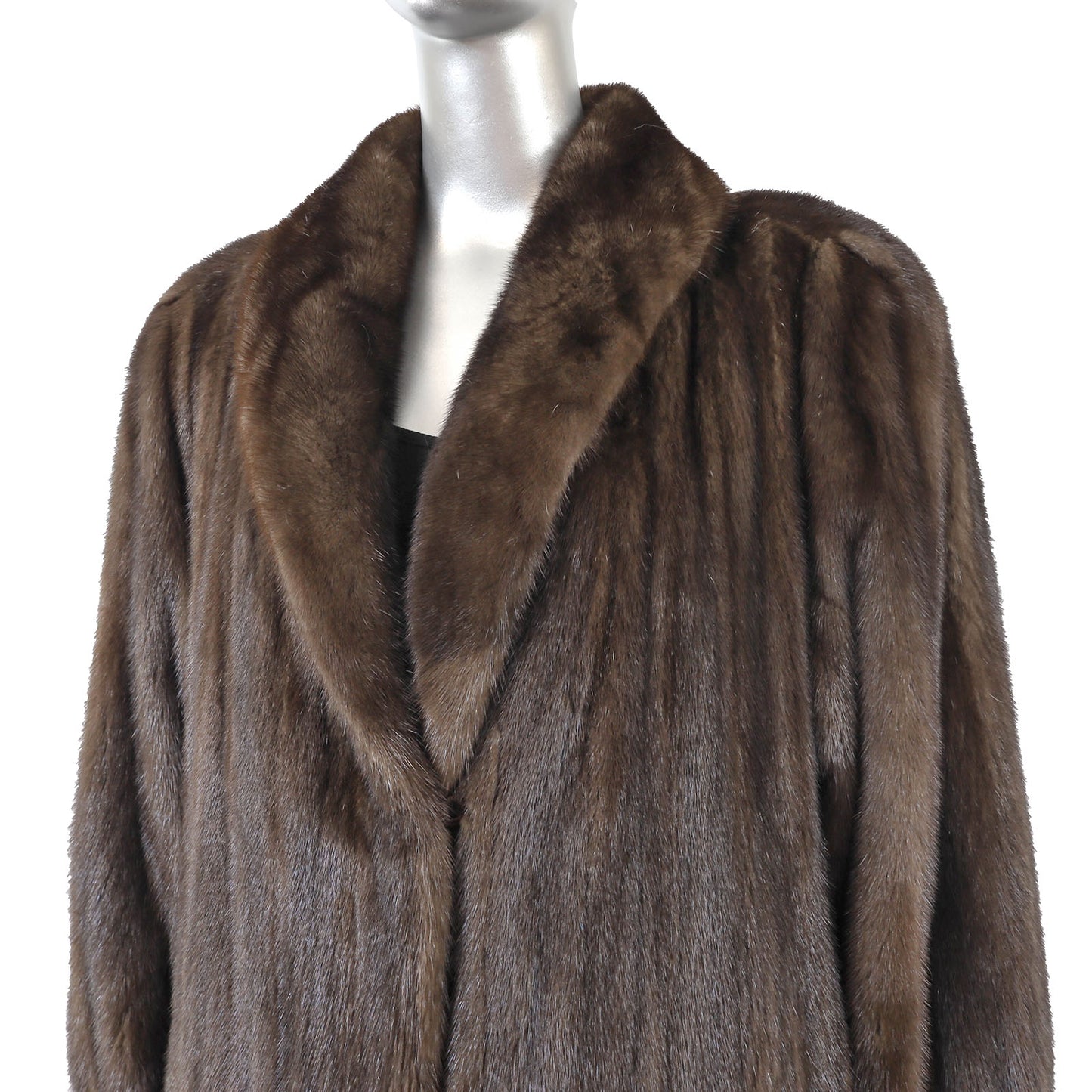 Brown Mink Coat- Size XL