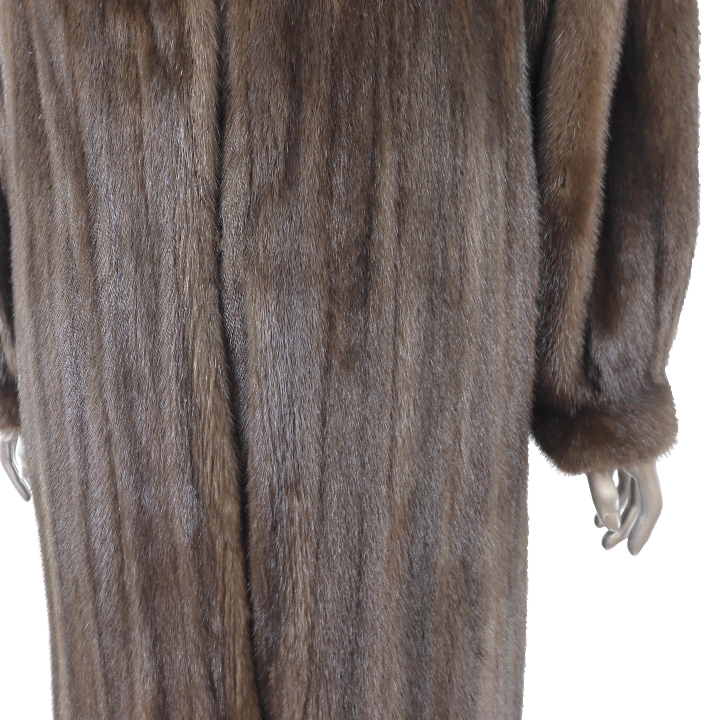 Brown Mink Coat- Size XL