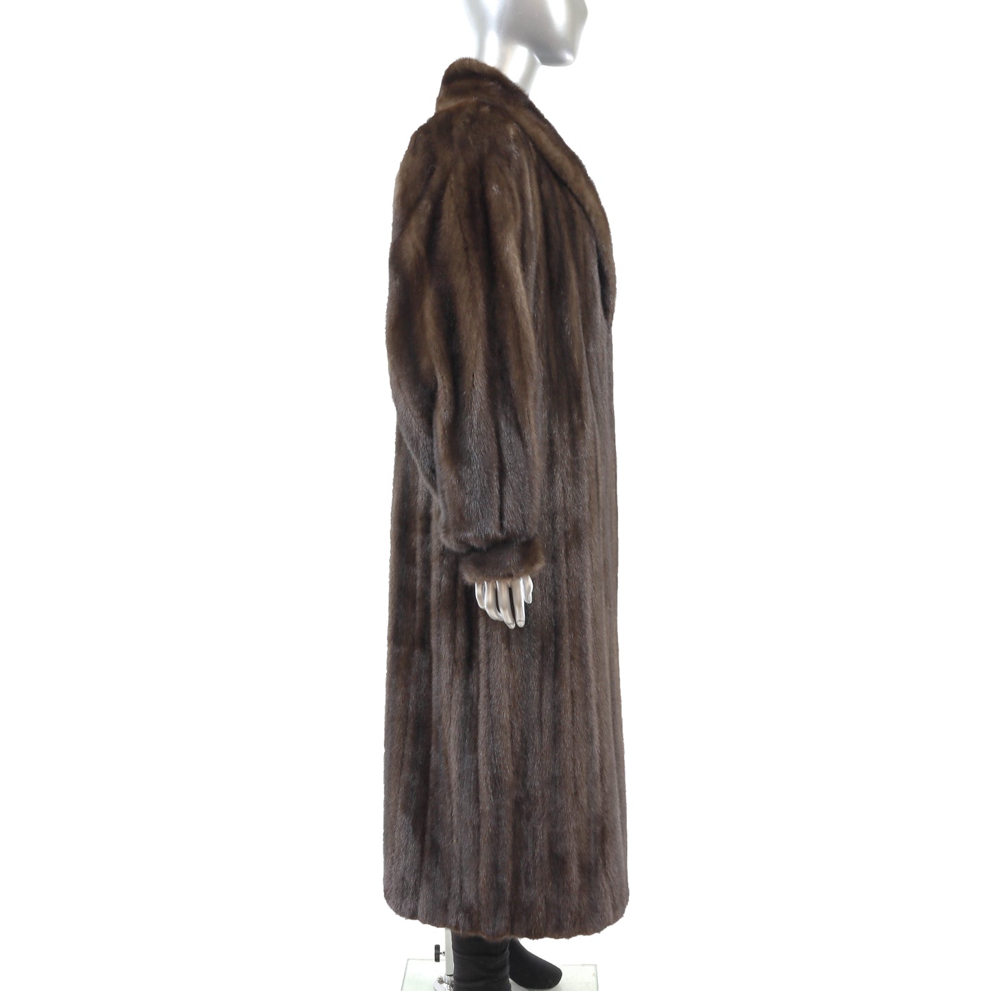 Brown Mink Coat- Size XL