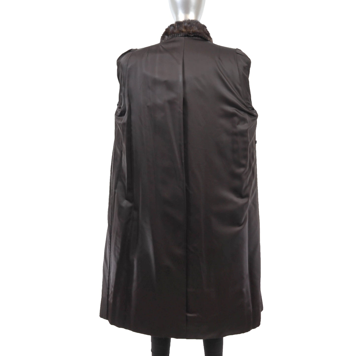 Brown Mink Coat- Size L