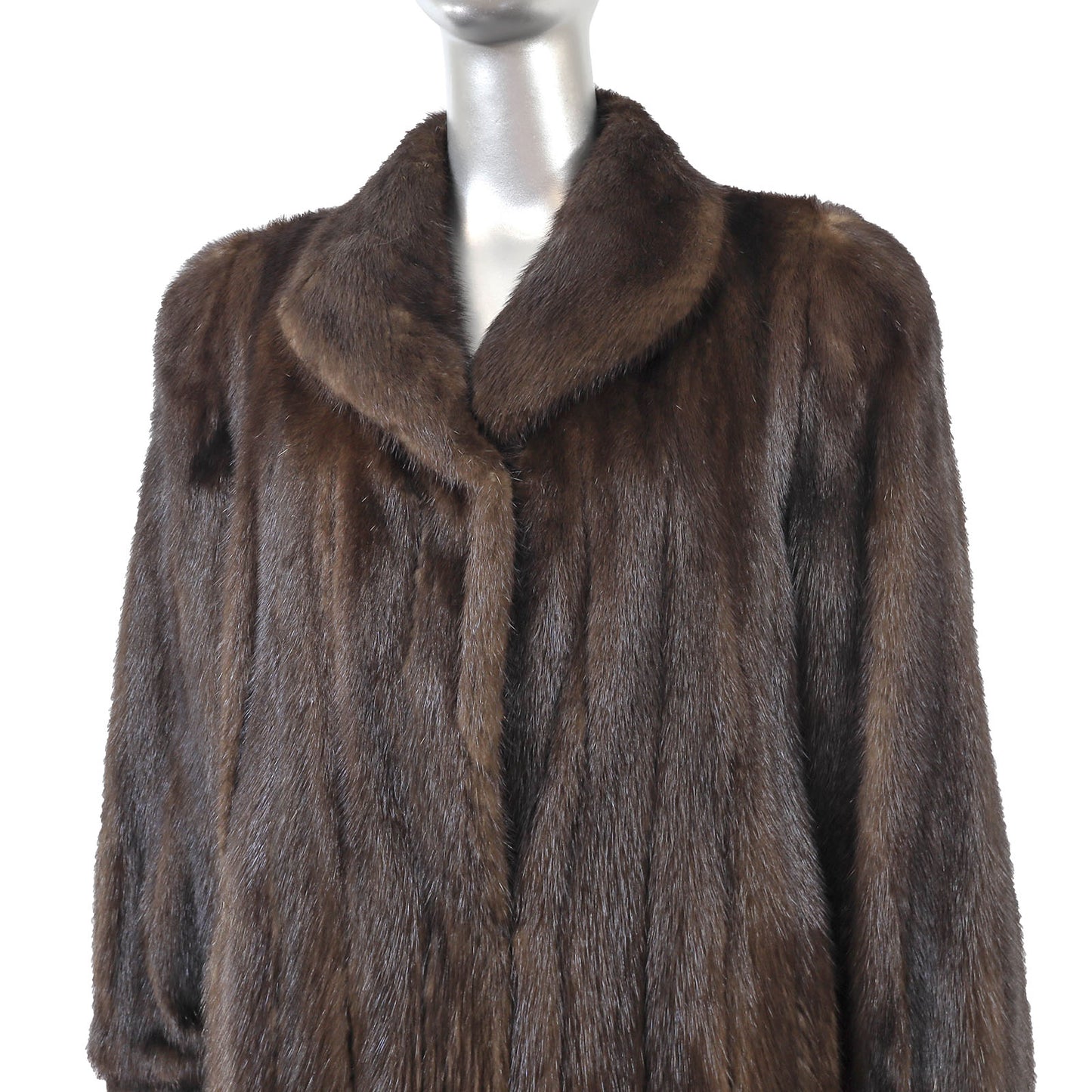 Brown Mink Coat- Size L