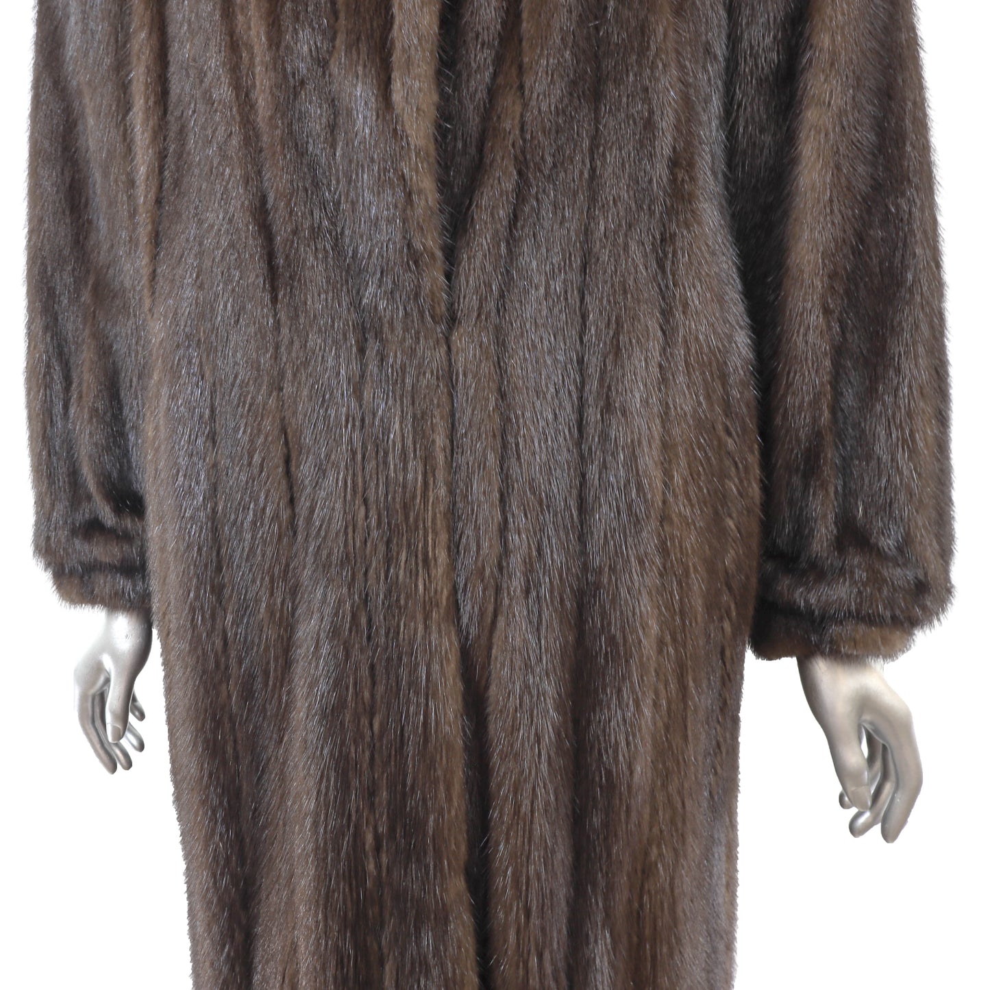 Brown Mink Coat- Size L