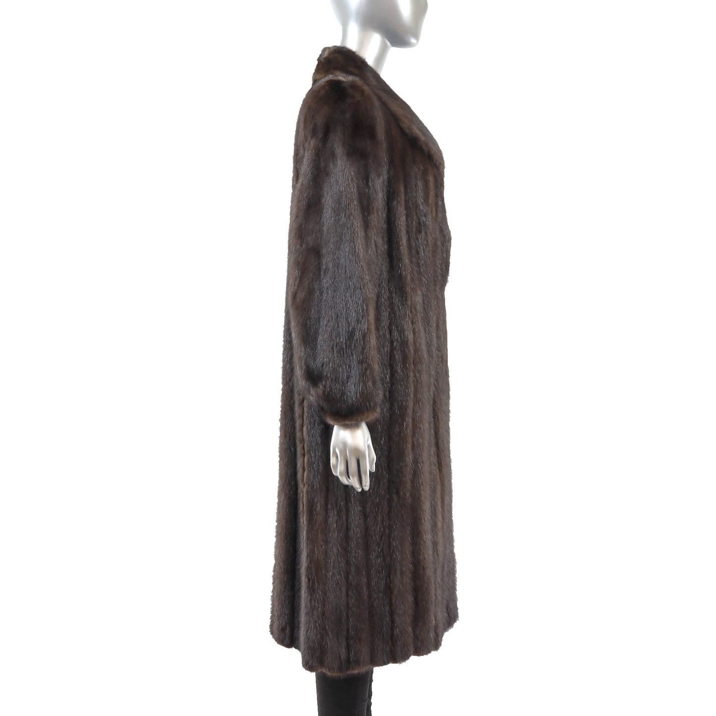 Brown Mink Coat- Size L