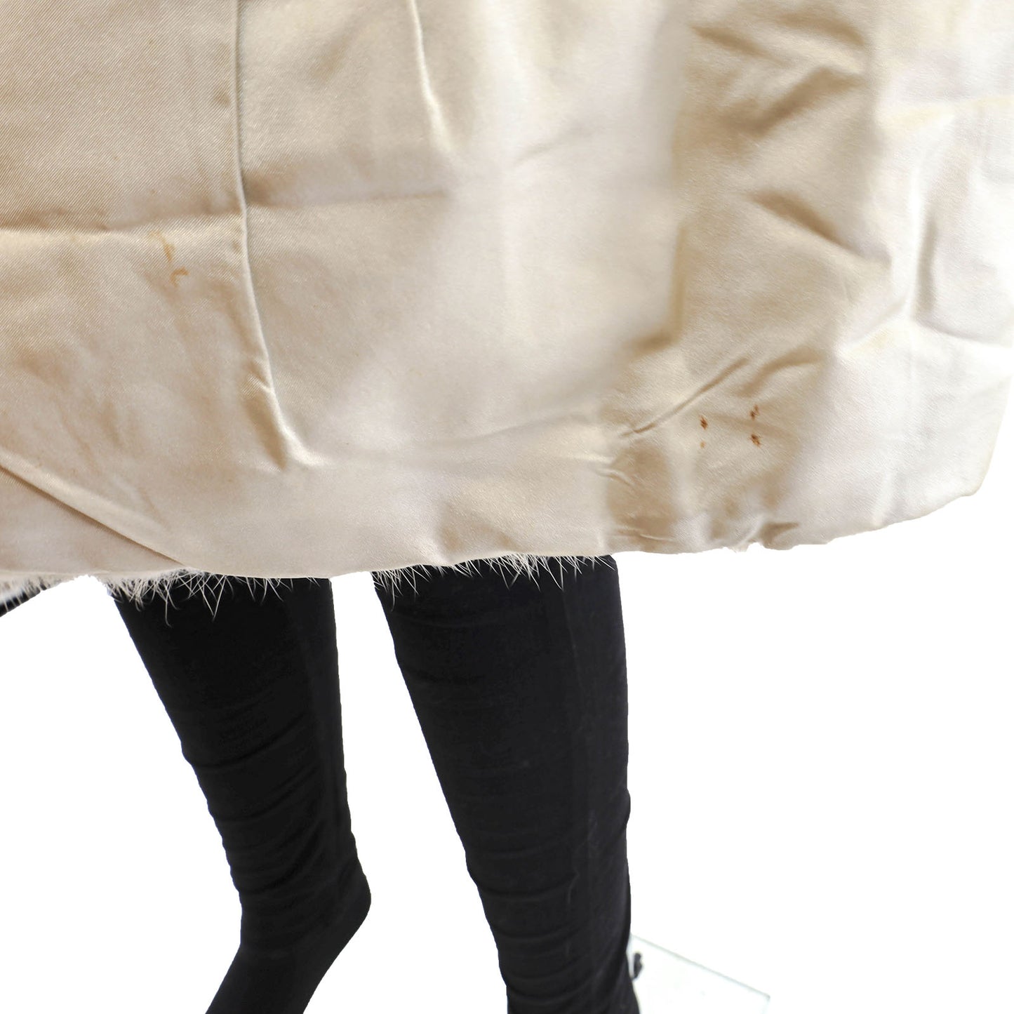 Rosendorf Evans Ivory Mink Coat- Size M