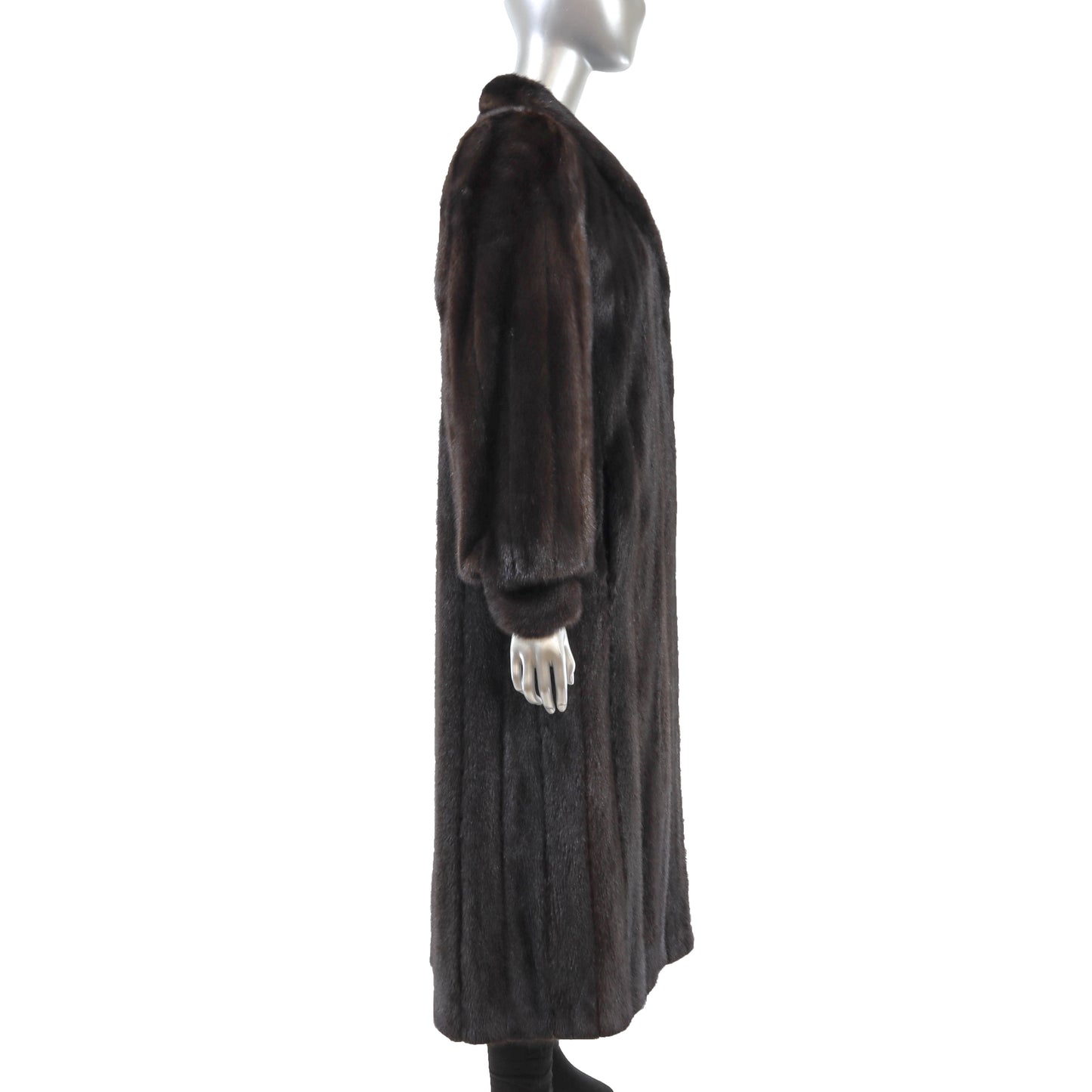 Macys/ John Ross Black Mink Coat- Size S