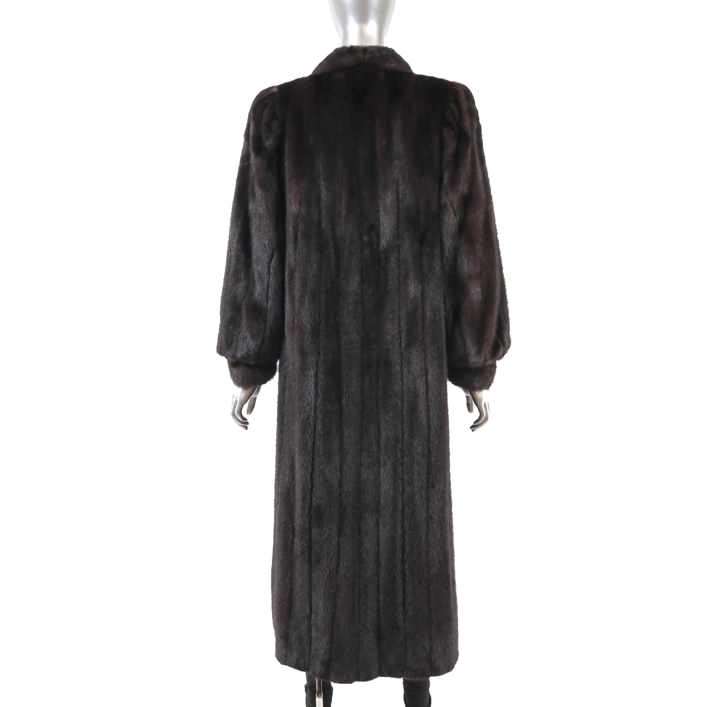 Macys/ John Ross Black Mink Coat- Size S