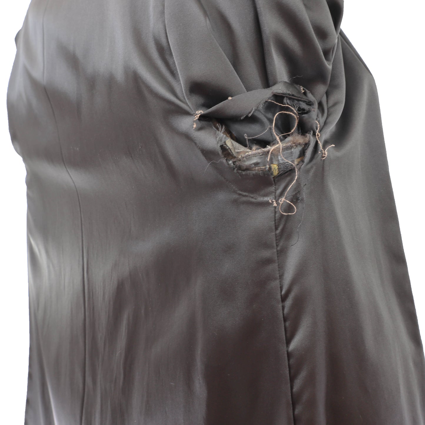 Macys/ John Ross Black Mink Coat- Size S