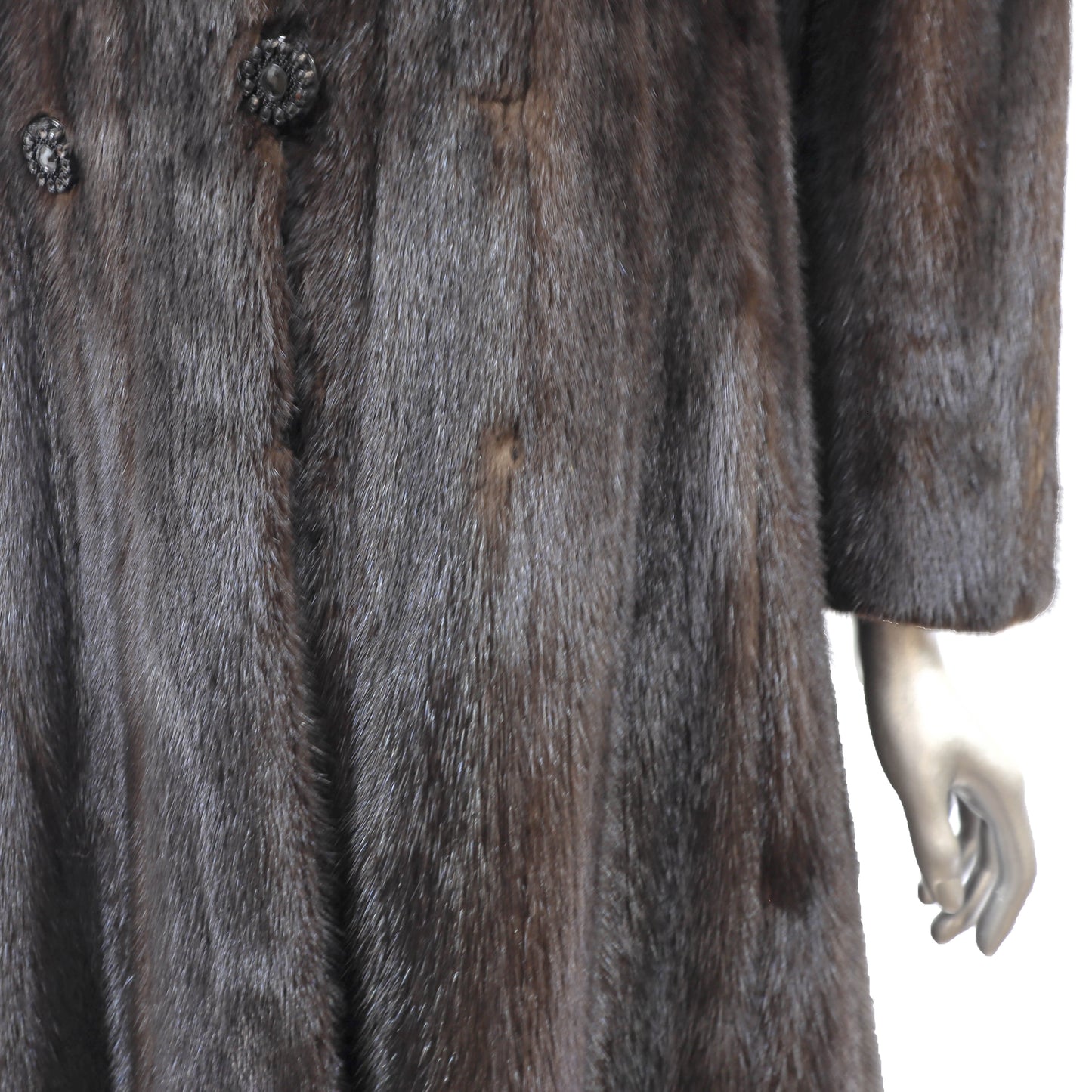 Dark Brown Mink Coat- Size S
