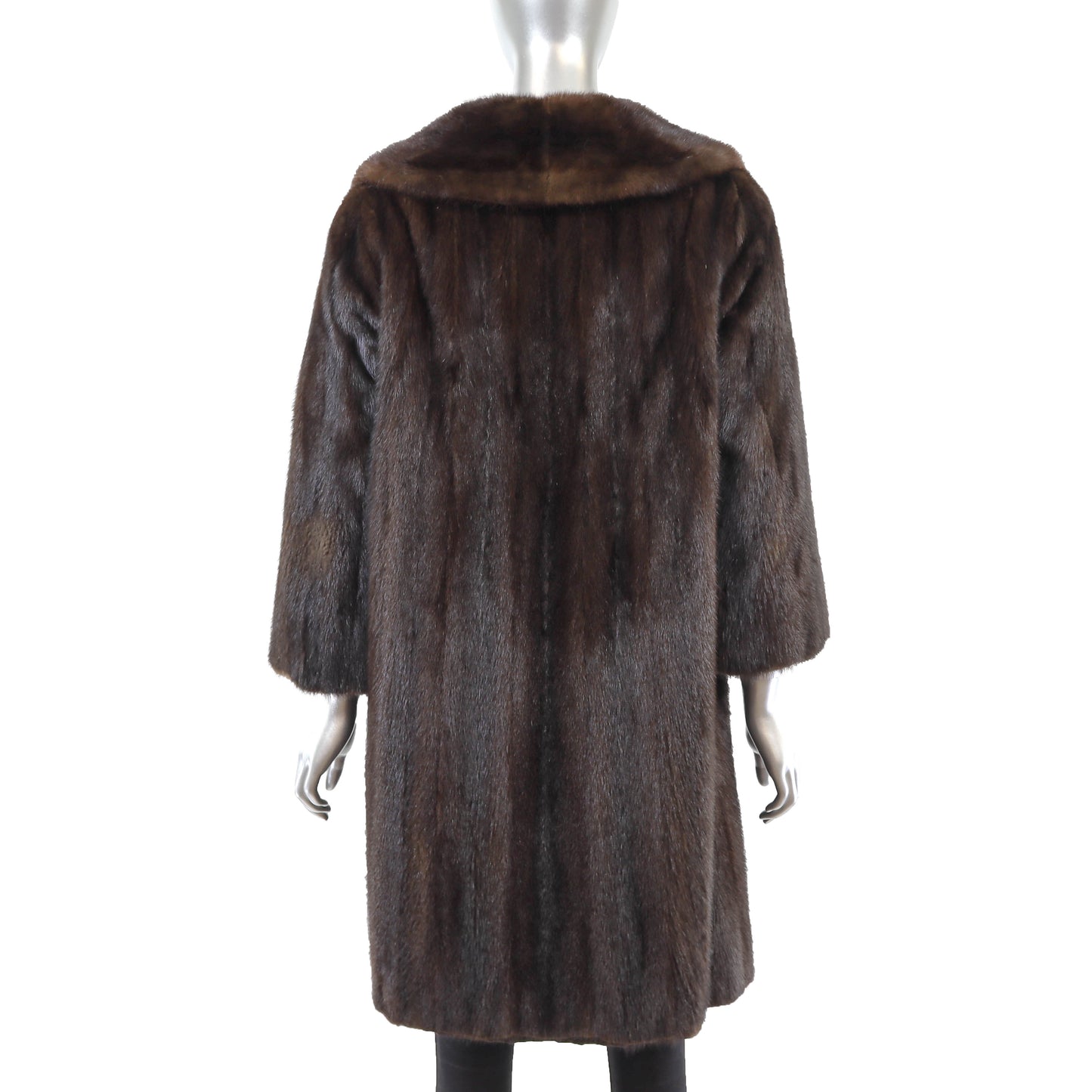 Mahogany Mink 7/8 Coat- Size S