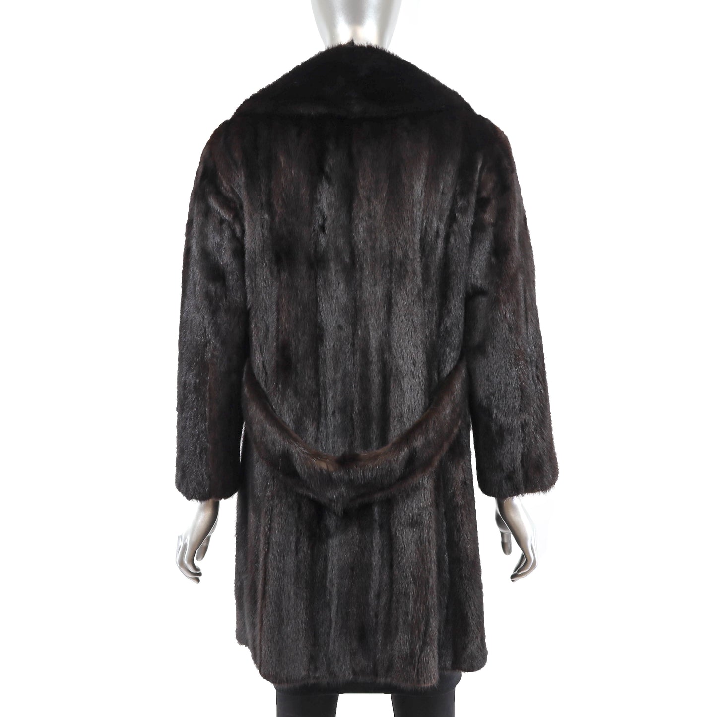 Black Mink Coat- Size S