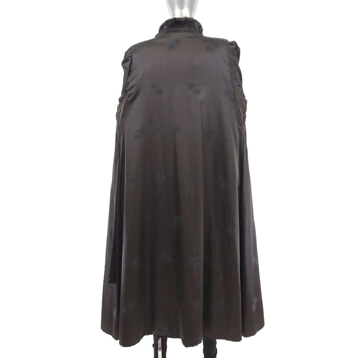 Black Mink Coat- Size L
