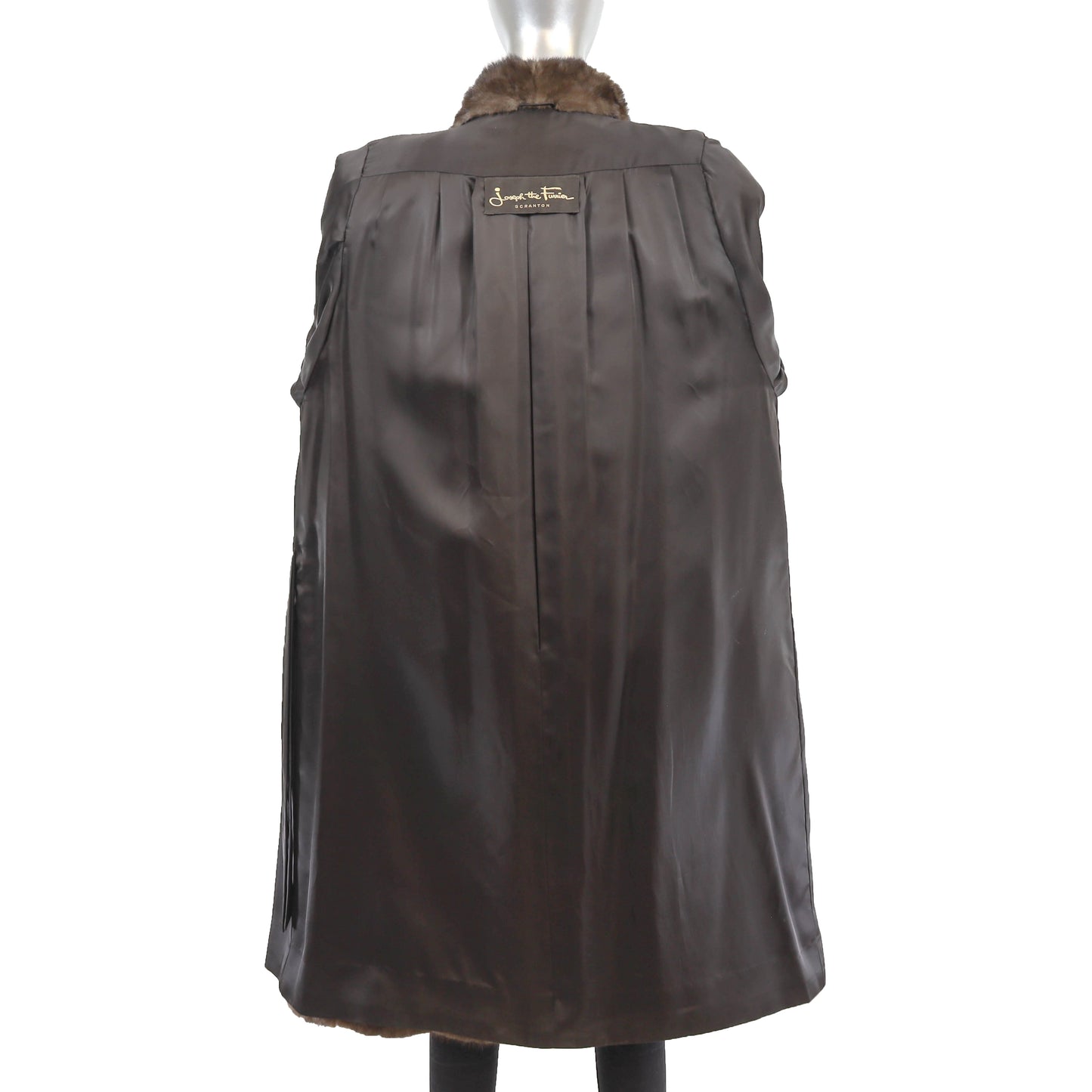 Mahogany Mink Coat- Size L
