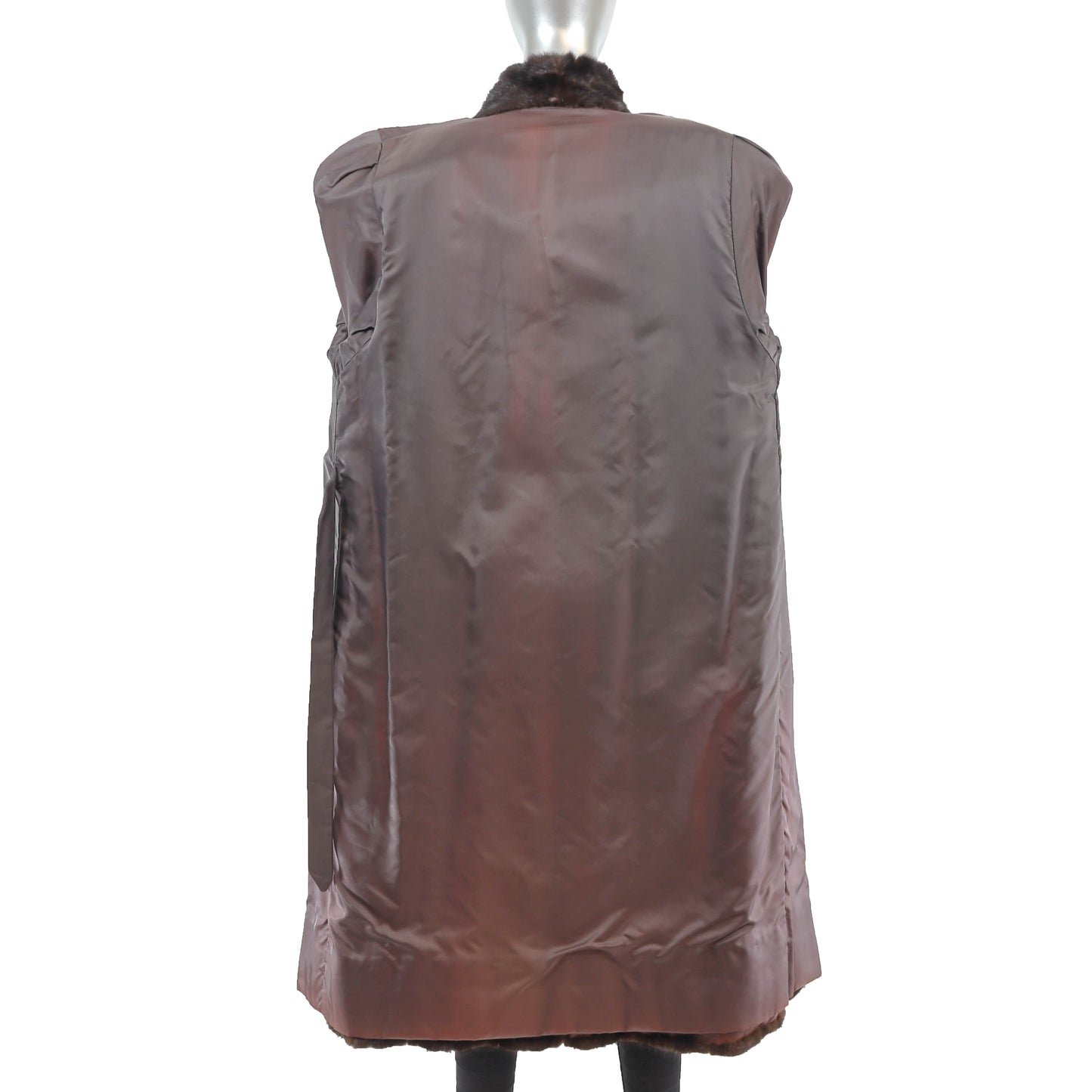 Dark Brown Mink Coat- Size M