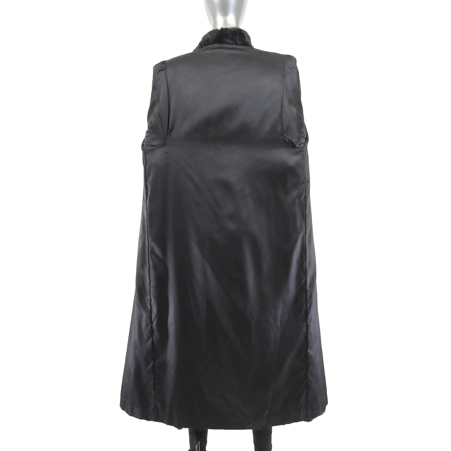 Black Mink Coat- Size M