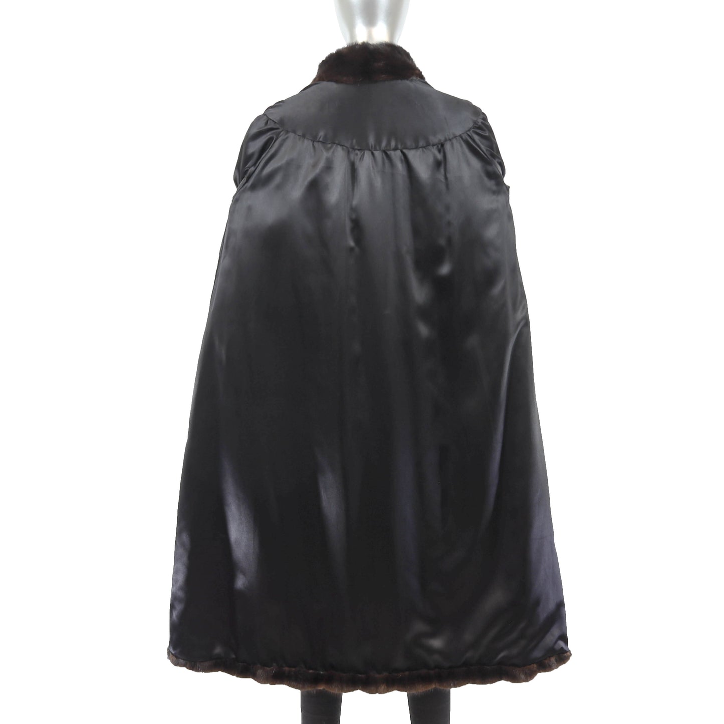 Brown Mink Coat- Size M