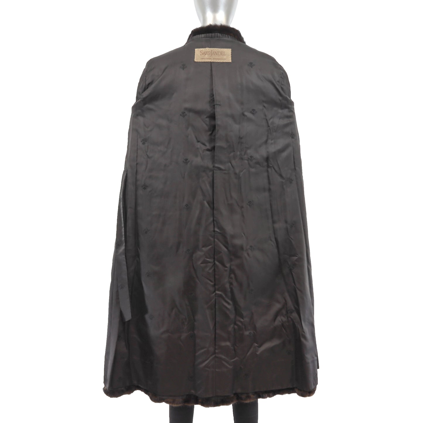 Saks Jandel Dark Brown Mink Coat- Size M