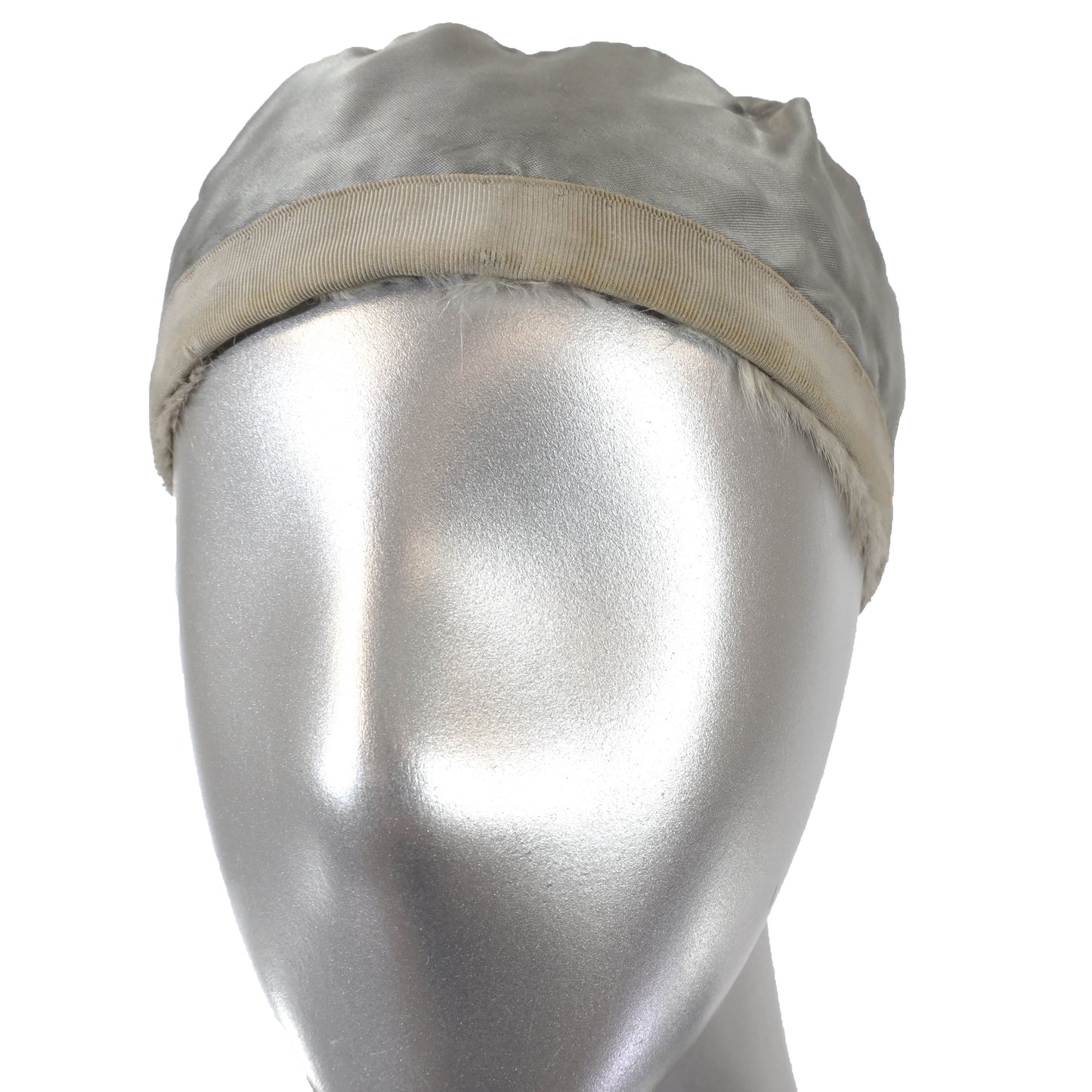 Grey Mink Hat- Size Free