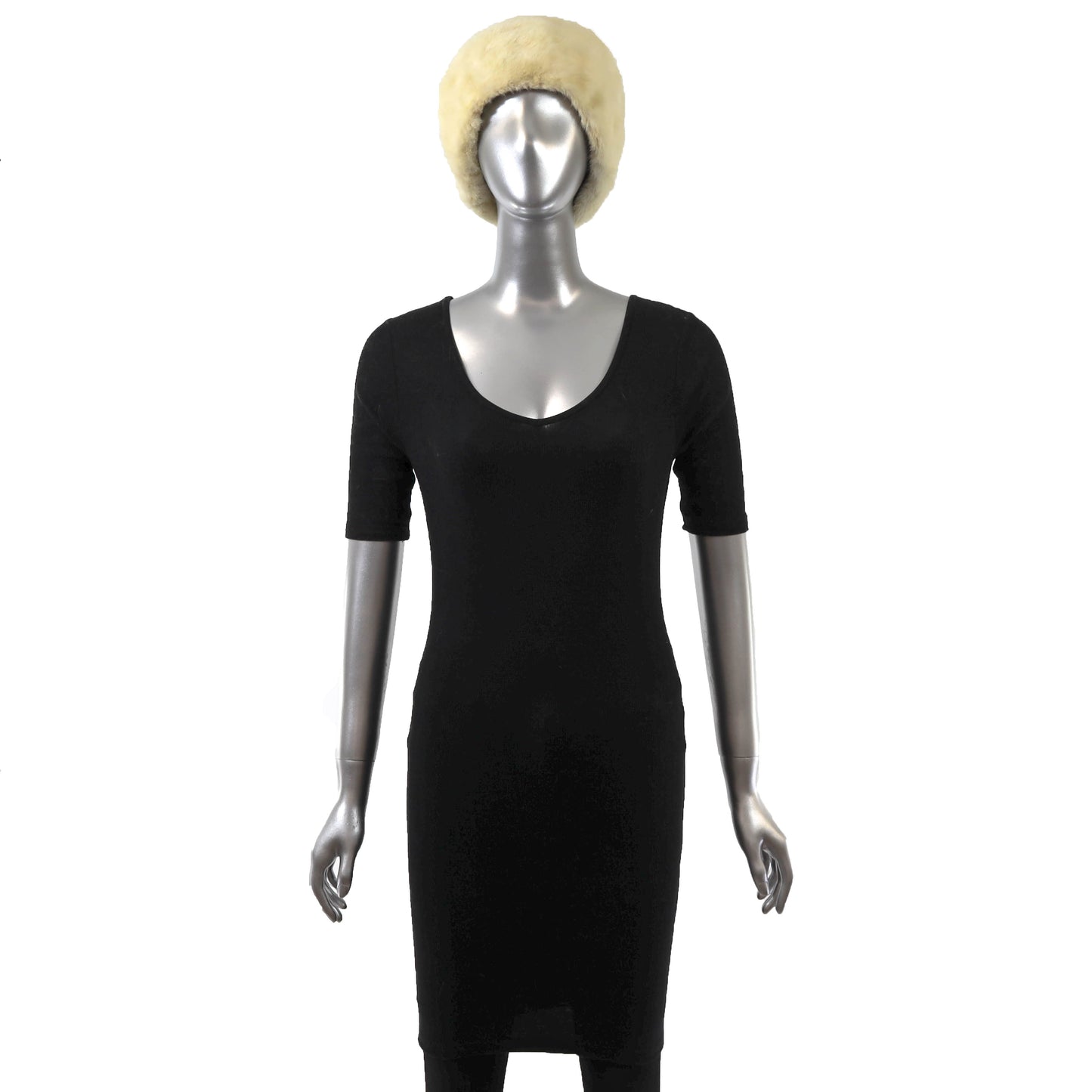 Ivory Mink Hat- Size Free