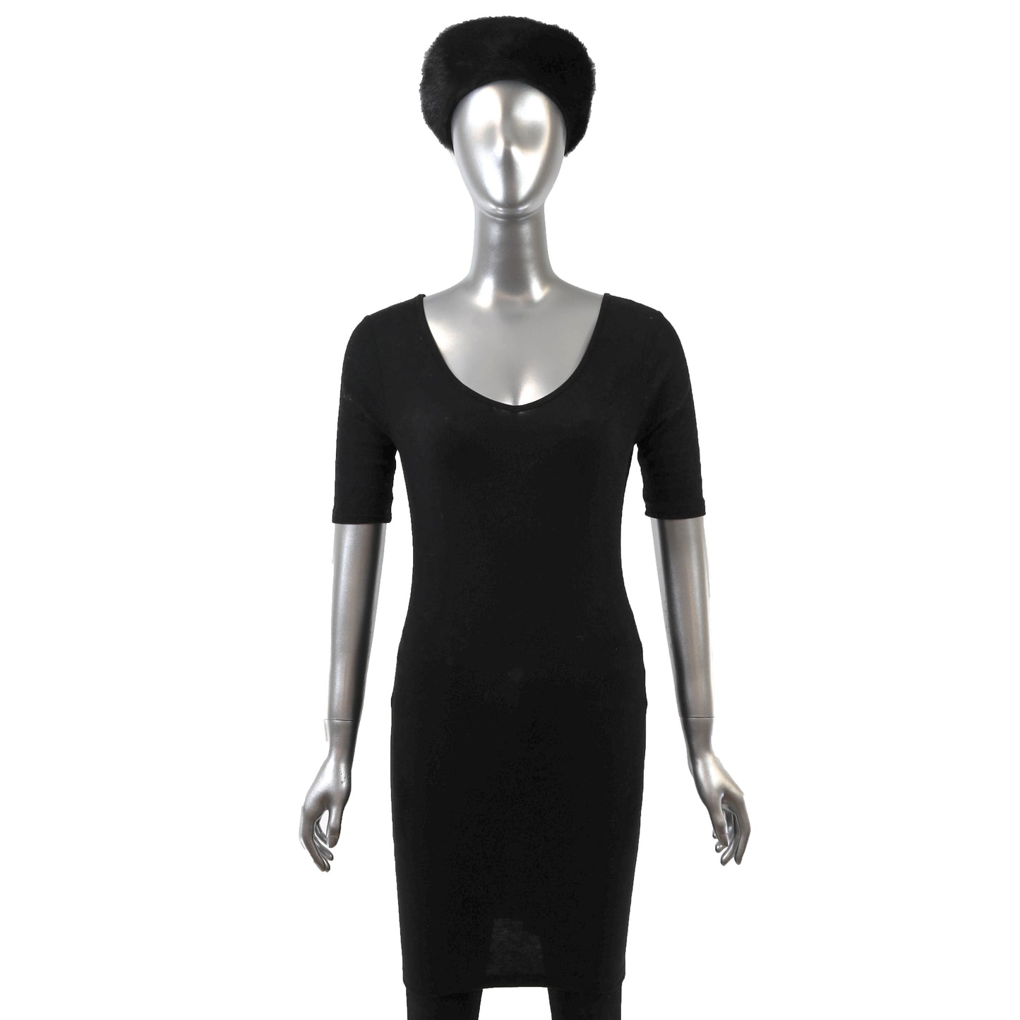 Black Mink Hat- Size Free