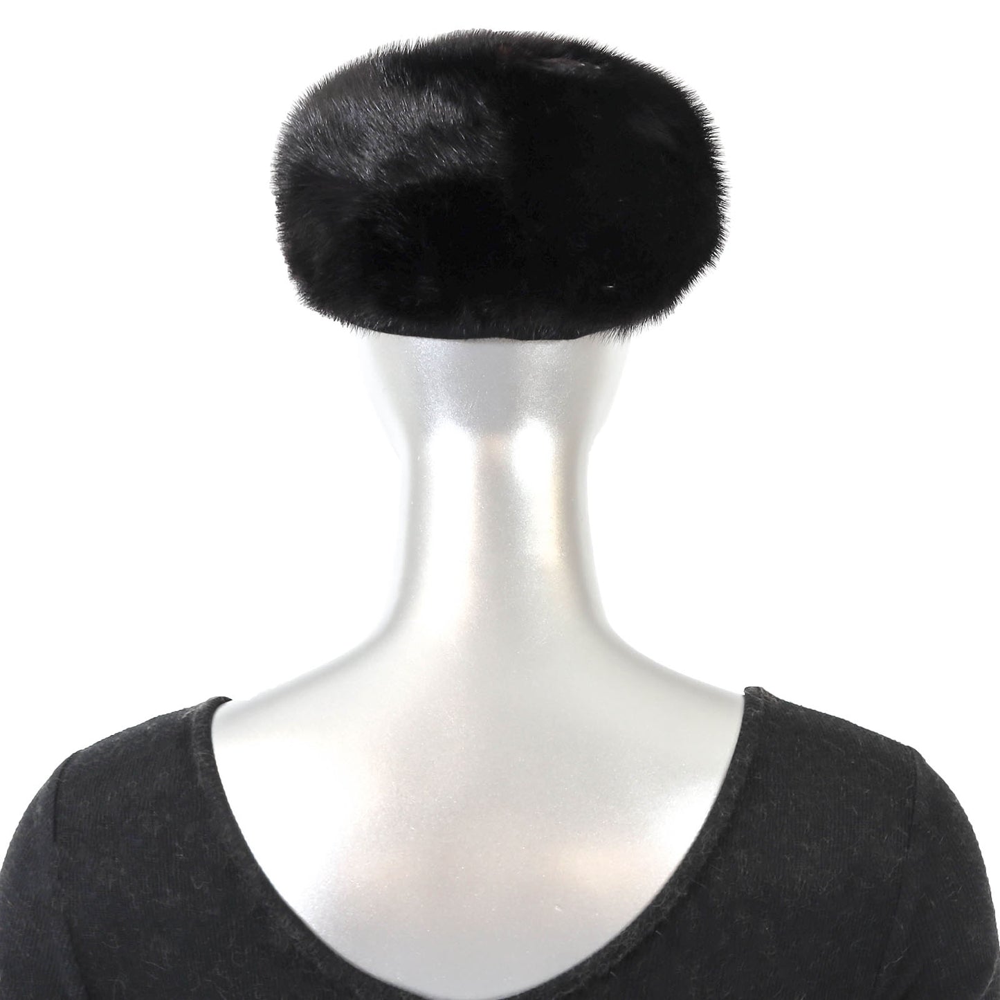 Black Mink Hat- Size Free