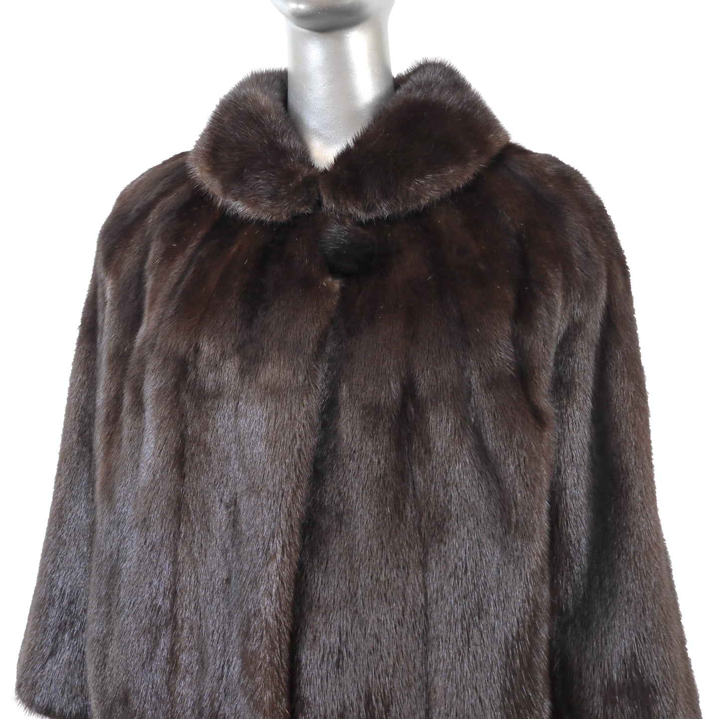 Brown Mink Jacket- Size L