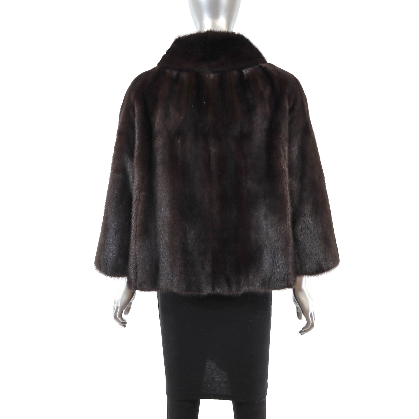 Brown Mink Jacket- Size L