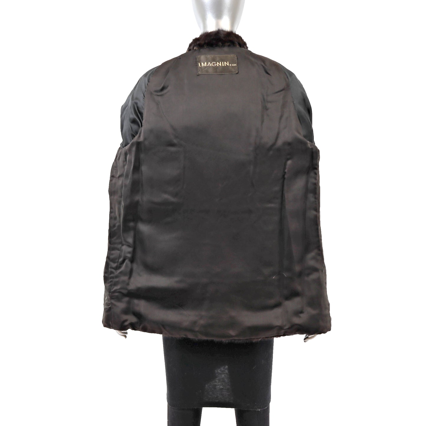 Brown Mink Jacket- Size M