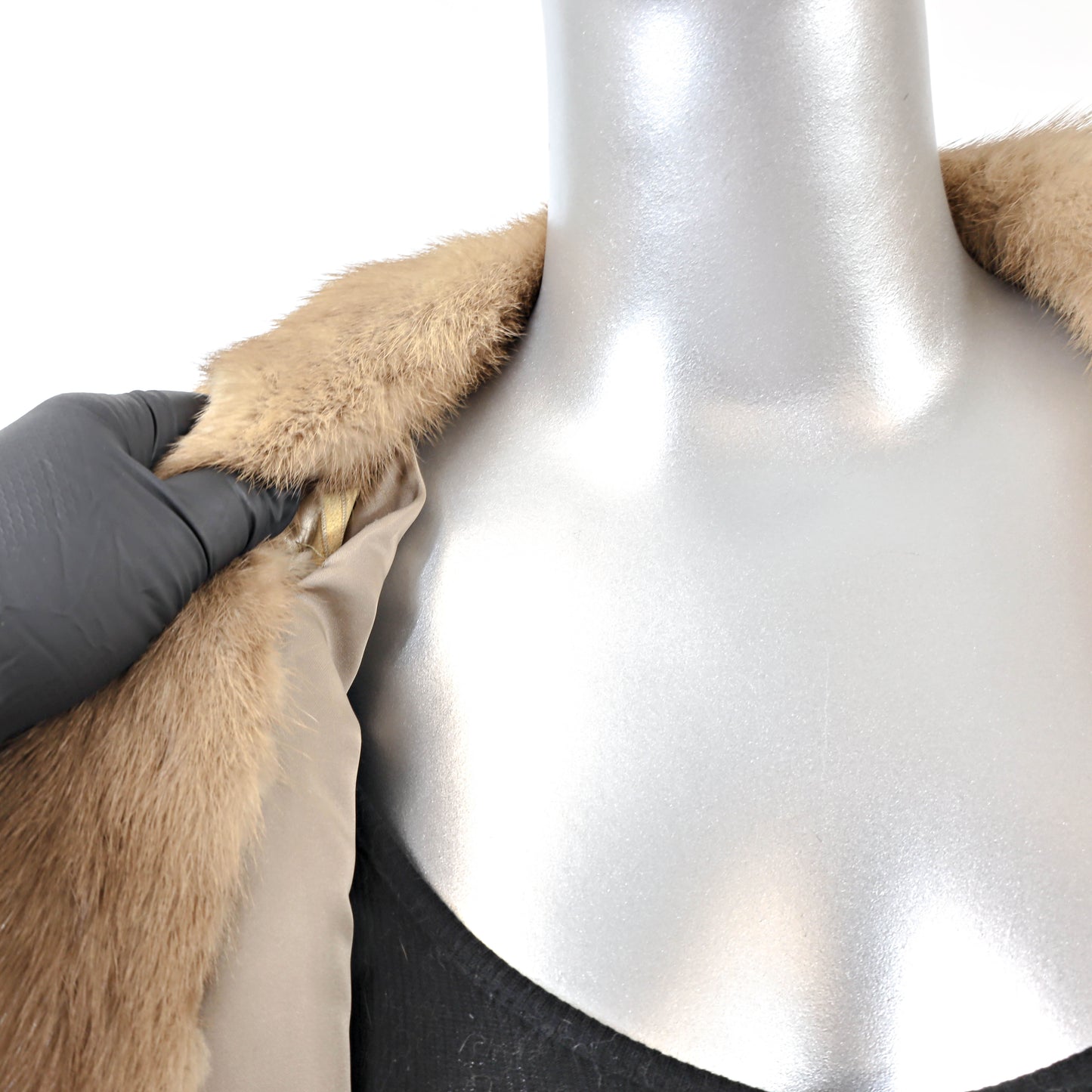 Light Brown Mink Jacket- Size L
