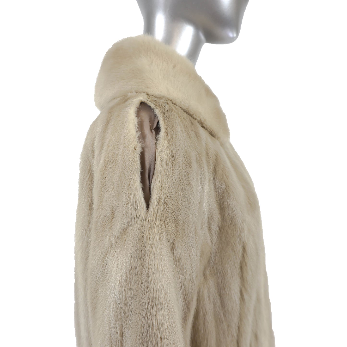 Tourmaline Mink Jacket- Size M