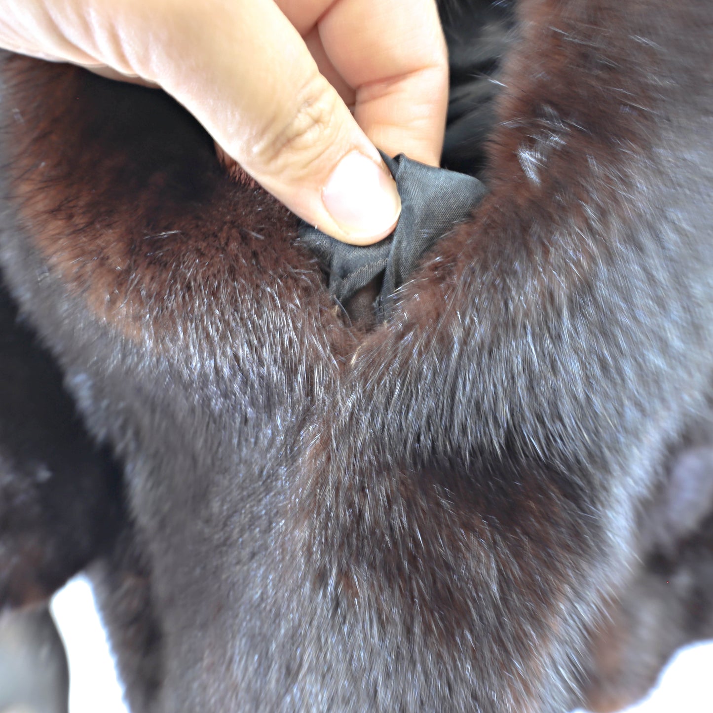 Brown Mink Jacket- Size XL