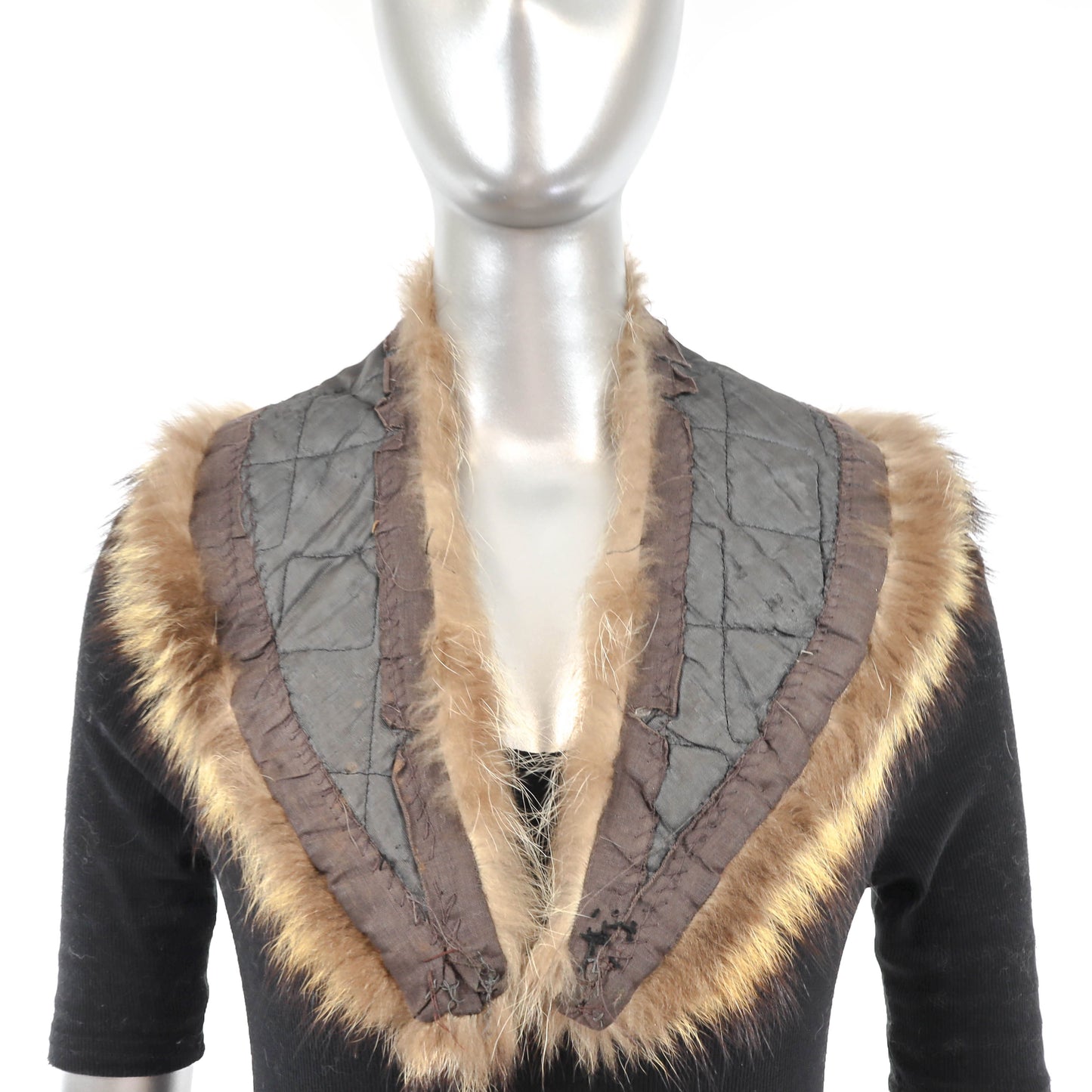 Light Brown Mink Jacket with Free Raccoon Collar- Size M