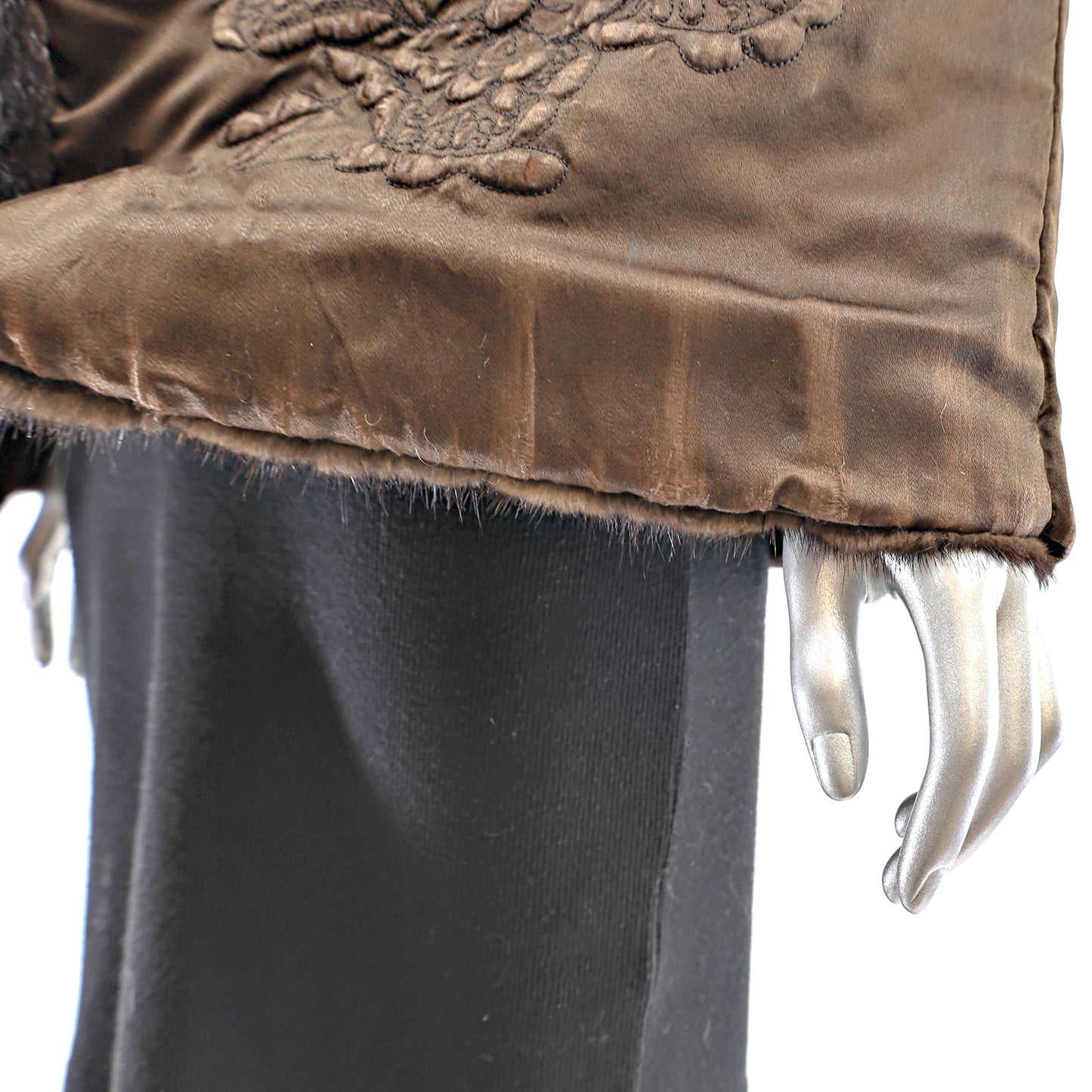 Dark Mahogany Mink Jacket- Size S