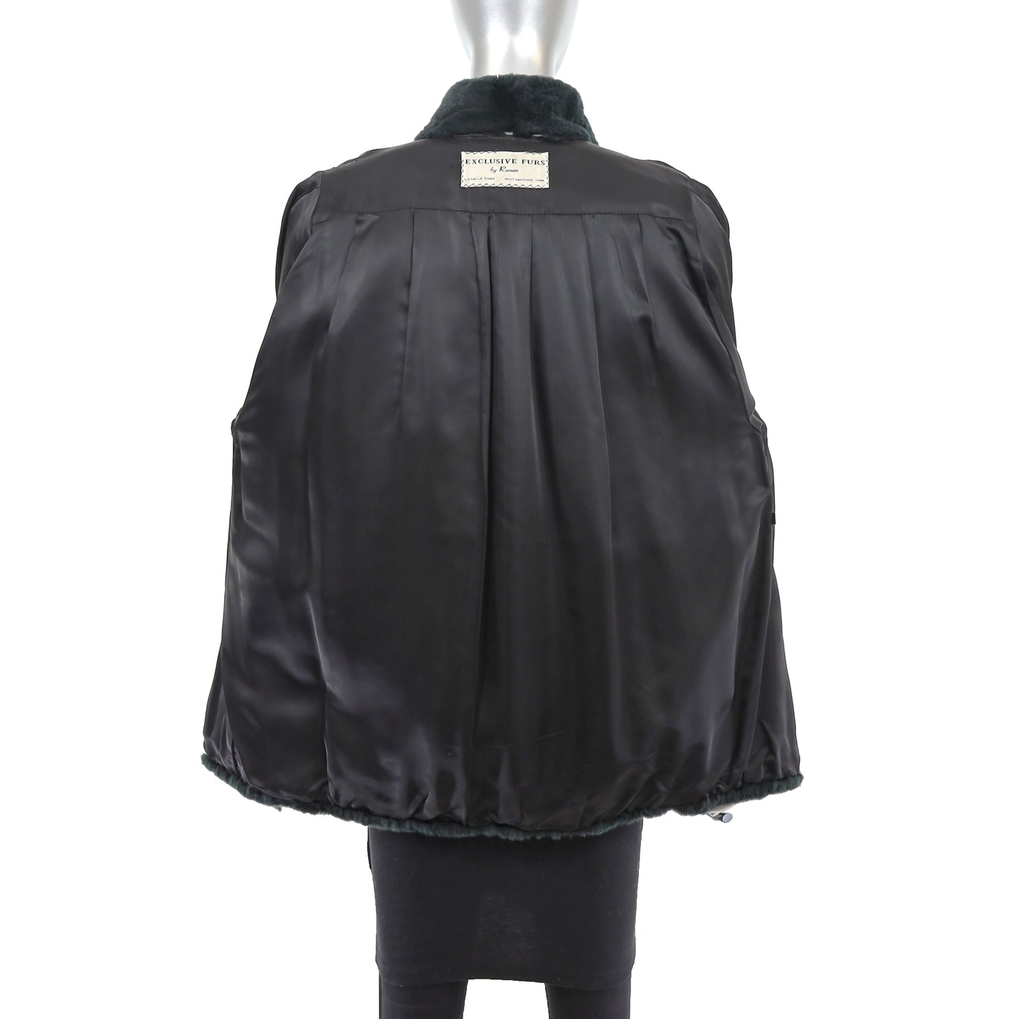 Green Plucked Mink Jacket- Size L