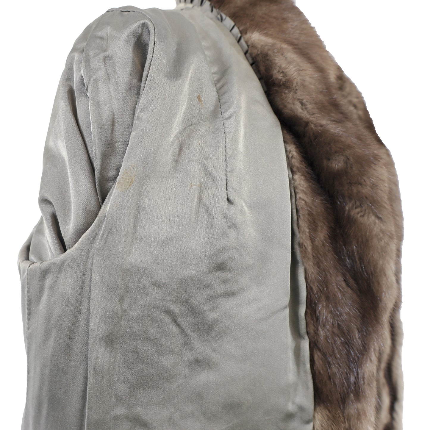 Sapphire Mink Corded Jacket- Size S