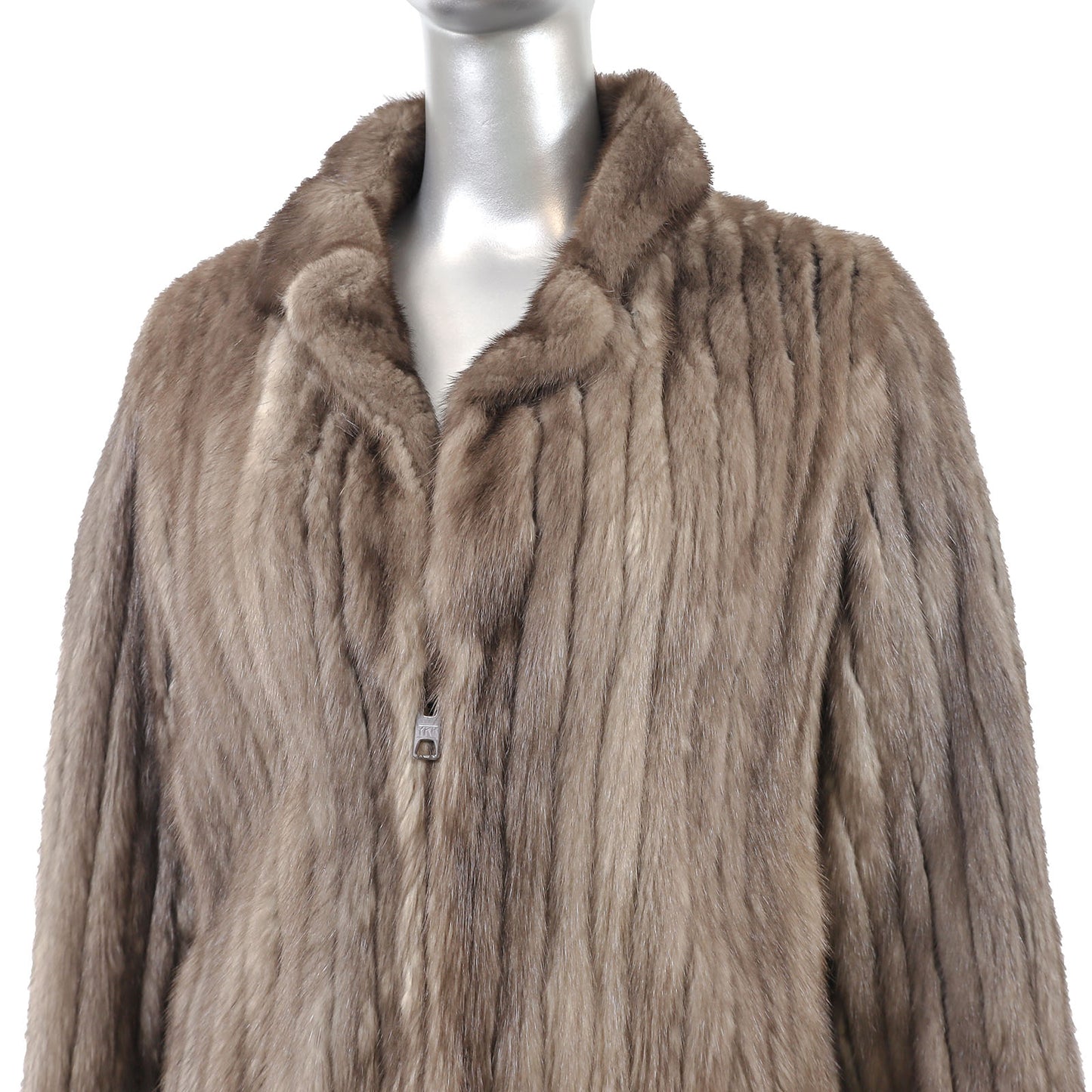 Sapphire Mink Corded Jacket- Size S