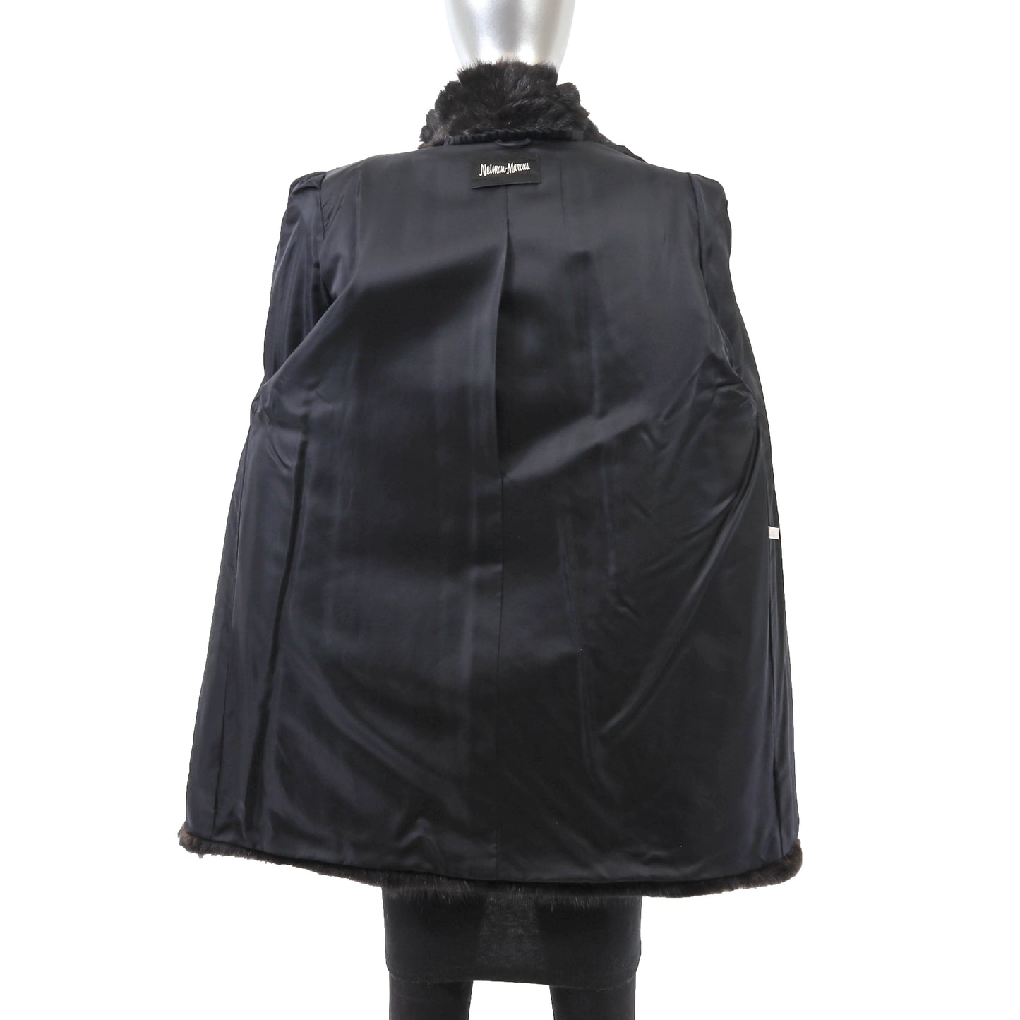 Neiman Marcus Black Mink Jacket- Size M