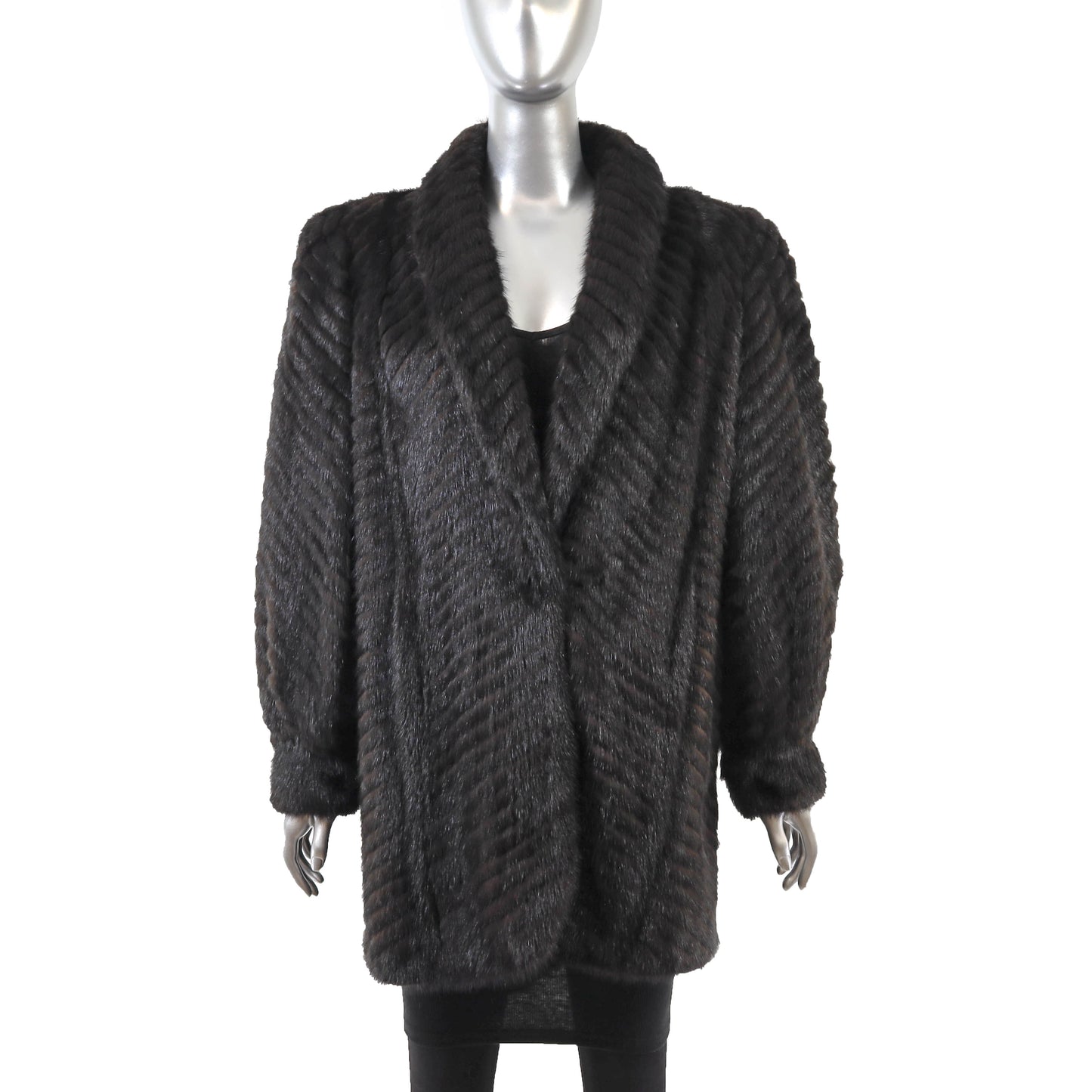 Neiman Marcus Black Mink Jacket- Size M