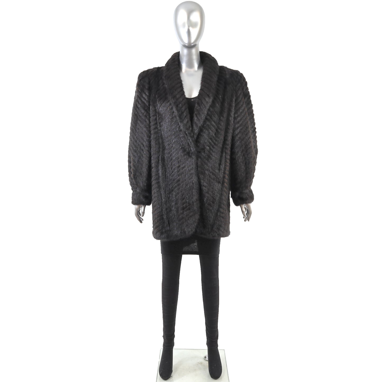 Neiman Marcus Black Mink Jacket- Size M