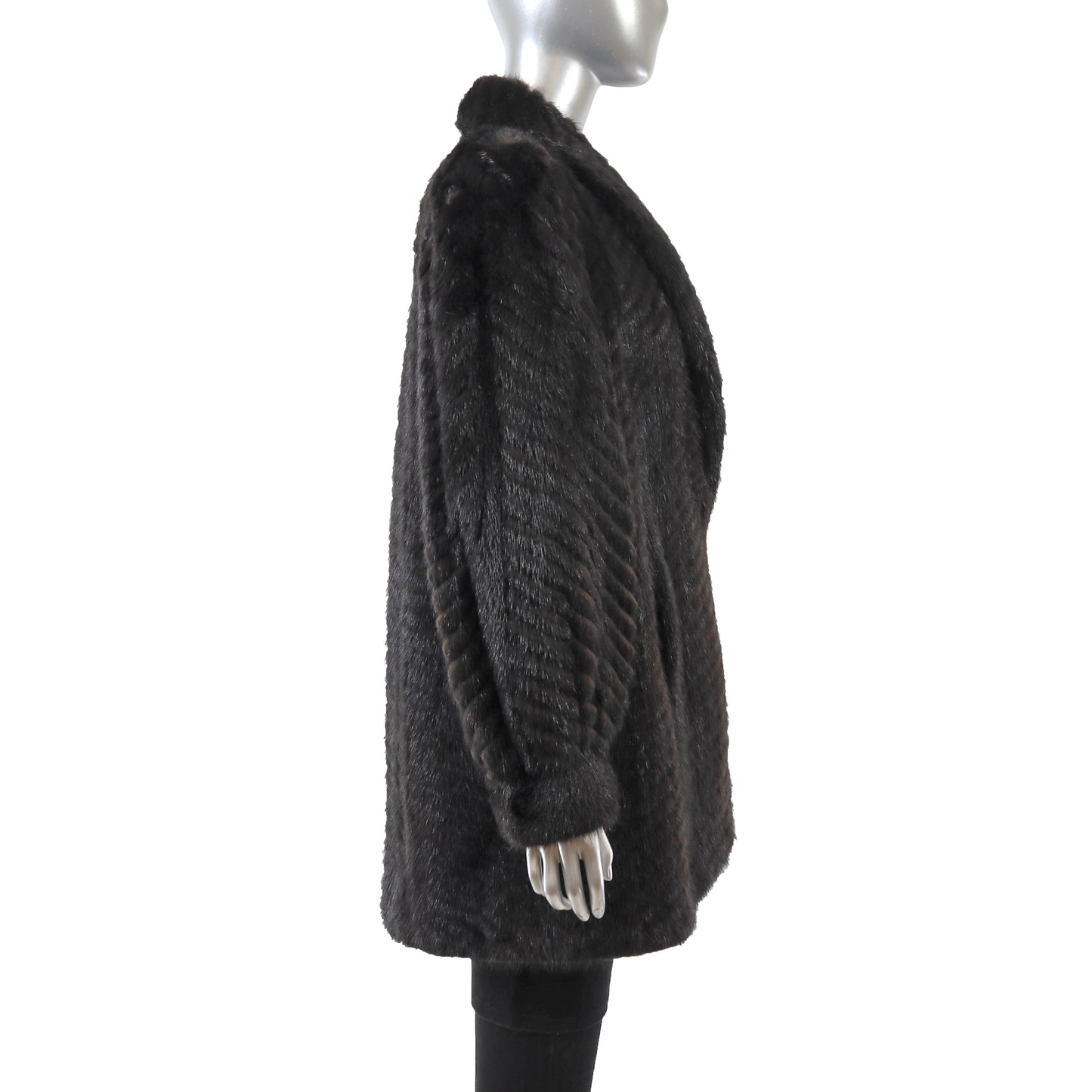 Neiman Marcus Black Mink Jacket- Size M