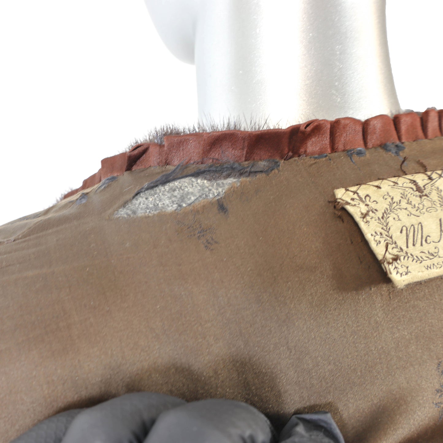 Brown Section Mink Jacket- Size M