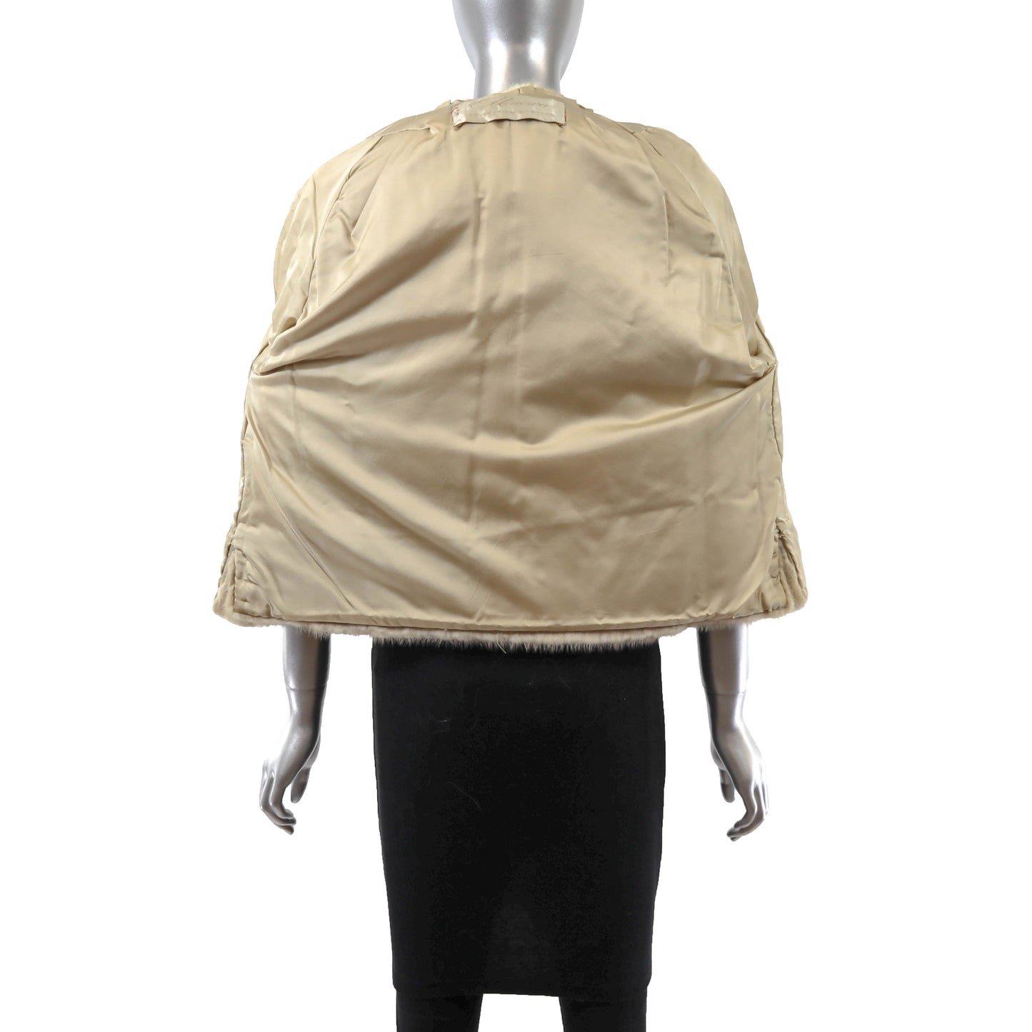 Beige Mink Jacket- Size M